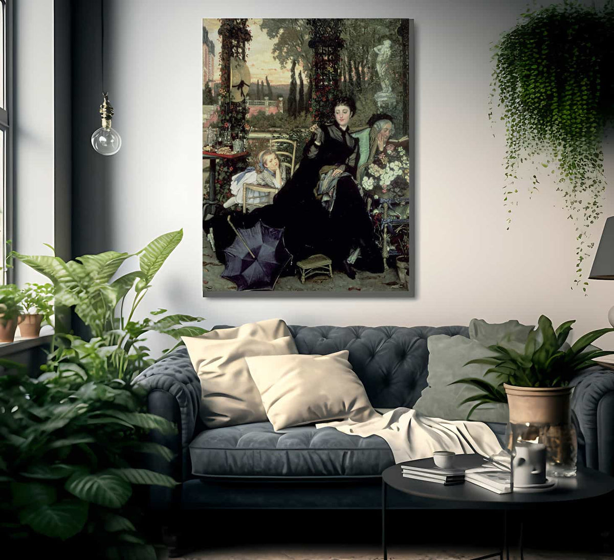The Widow By James Tissot Fine Art Print