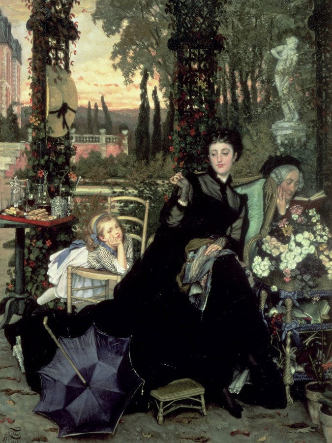 The Widow By James Tissot Fine Art Print