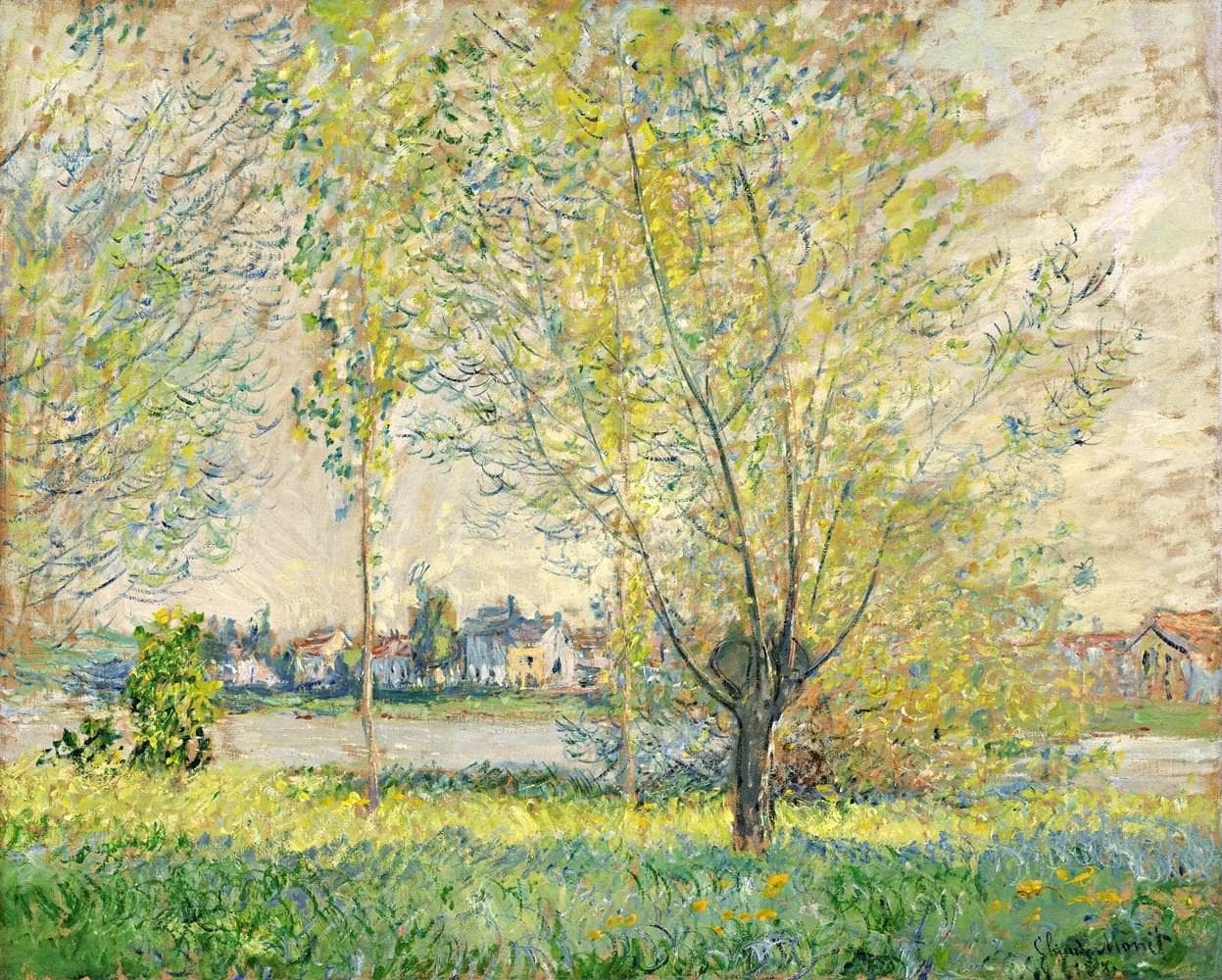 The Willows Painting Claude Monet Canvas Art Fine Art Print