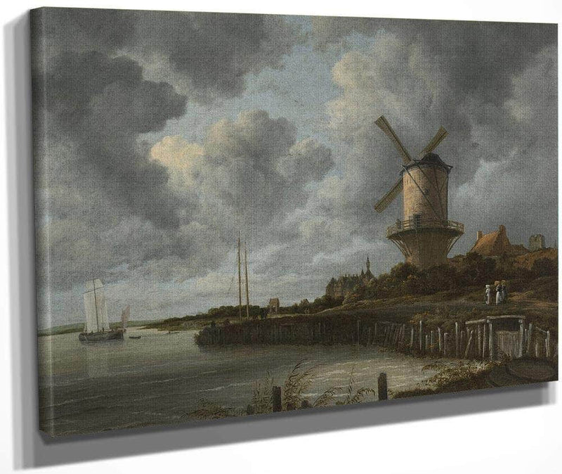 The Windmill At Wijk Bij Duurstede By Jacob Van Ruisdael Fine Art Print