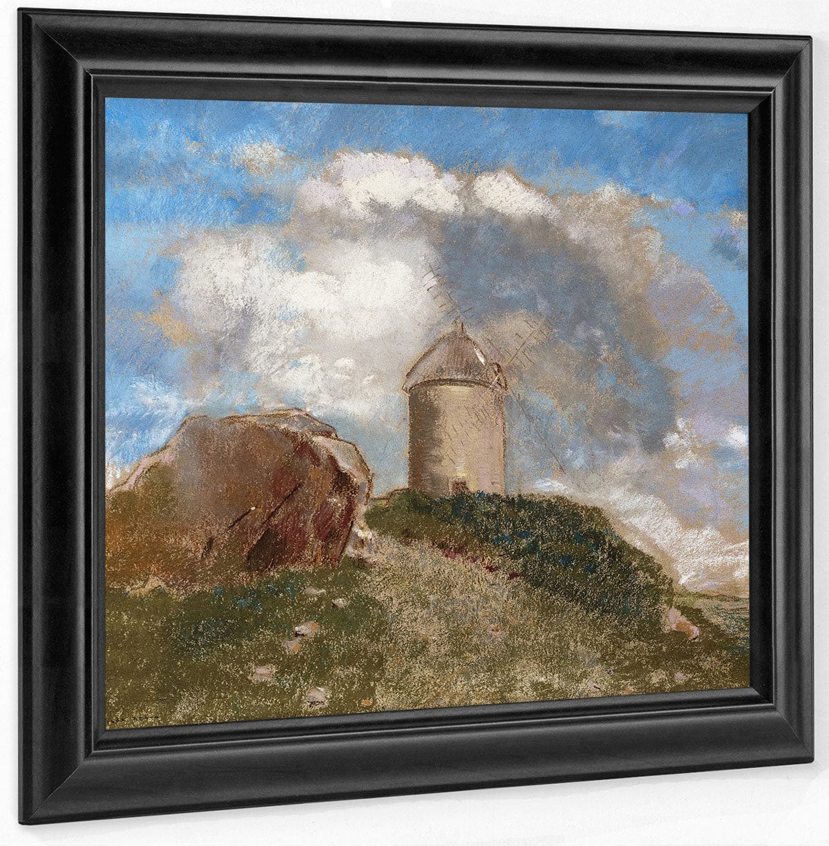 The Windmill By Odilon Redon Fine Art Print