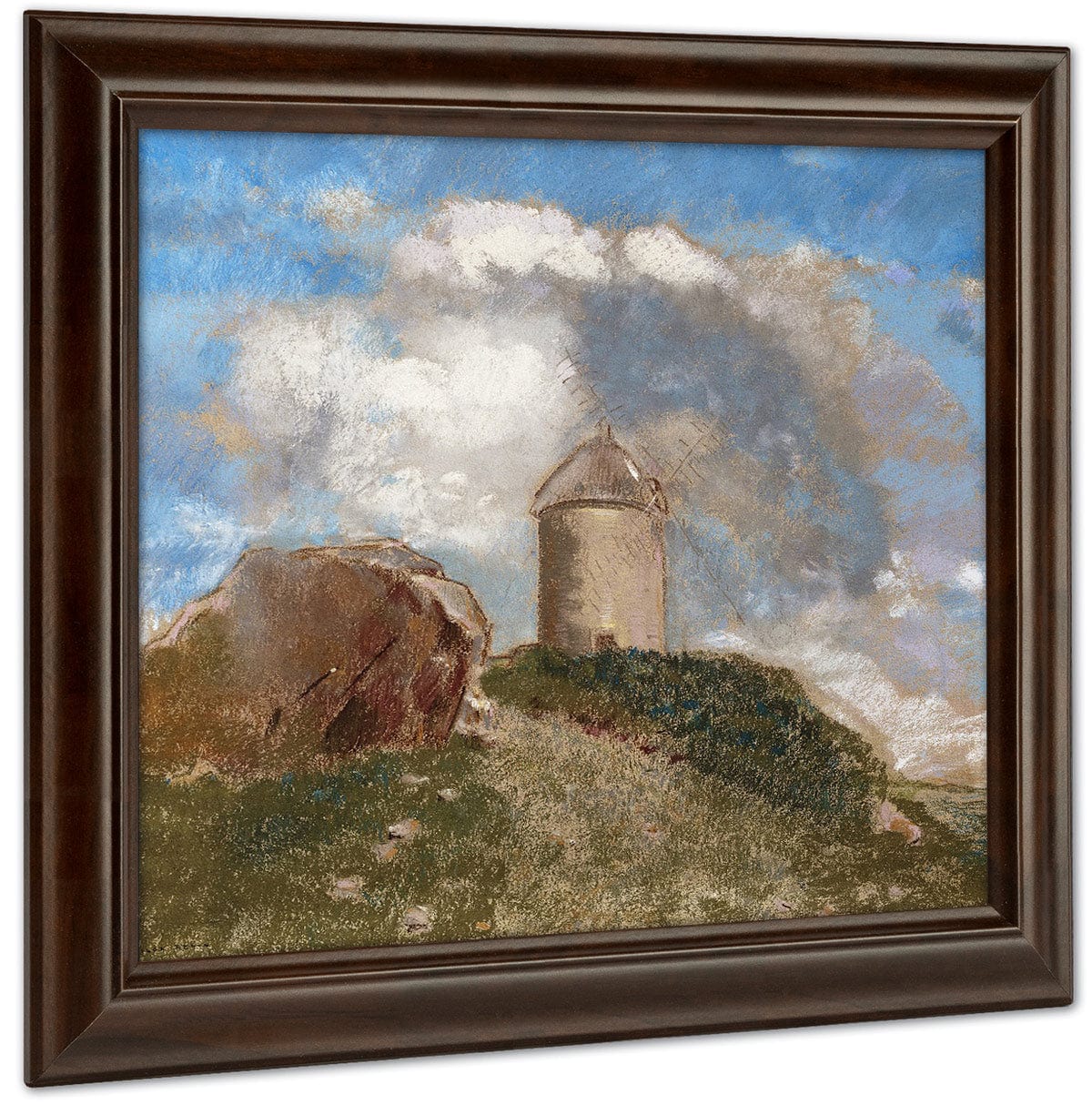 The Windmill By Odilon Redon Fine Art Print