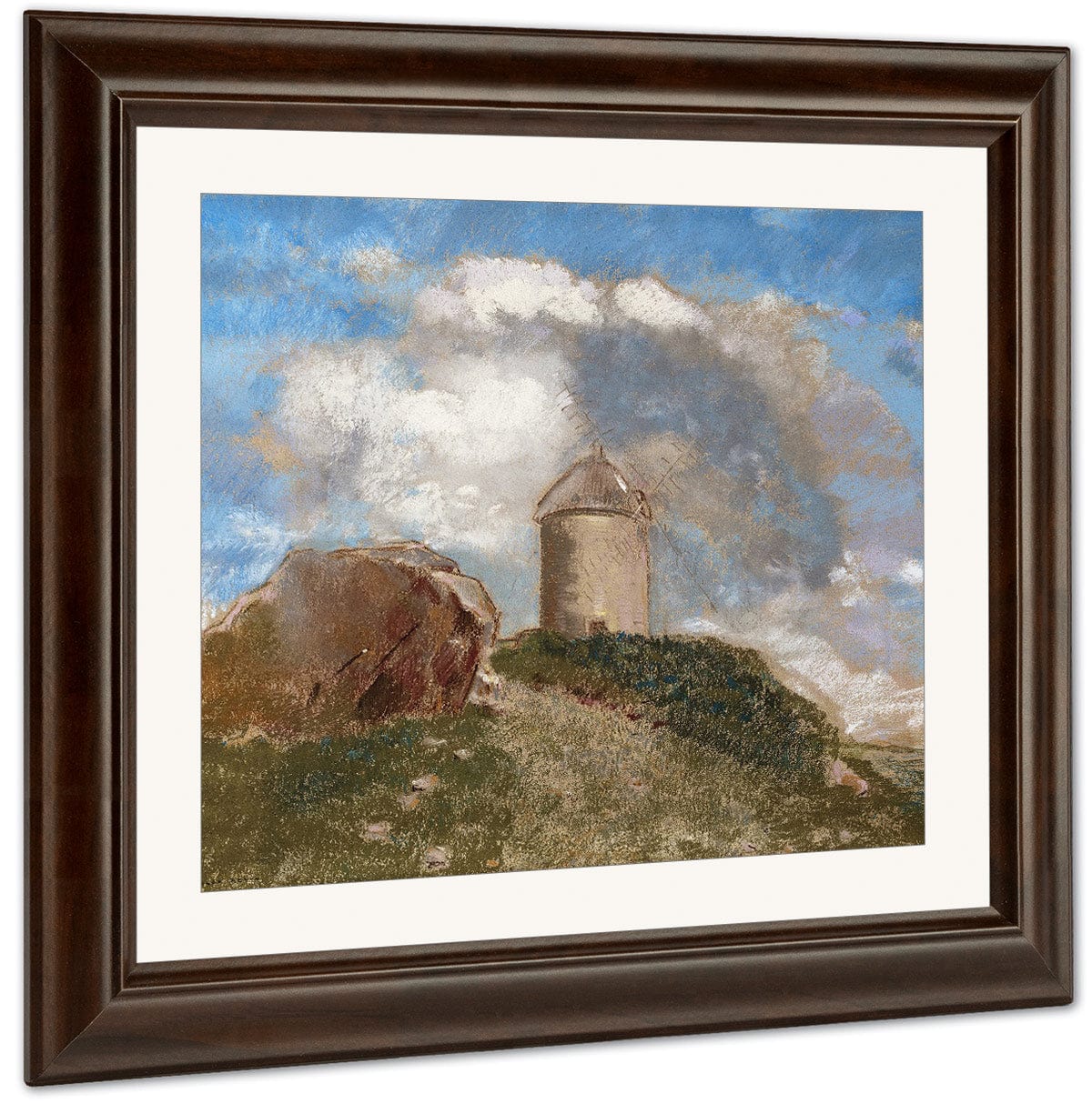 The Windmill By Odilon Redon Fine Art Print