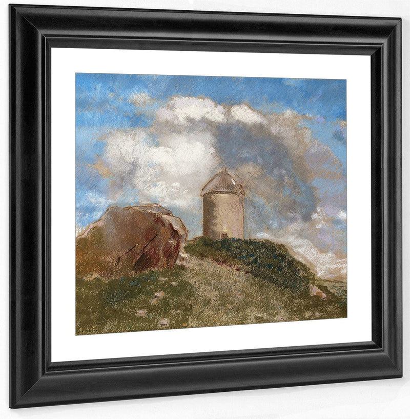 The Windmill By Odilon Redon Fine Art Print
