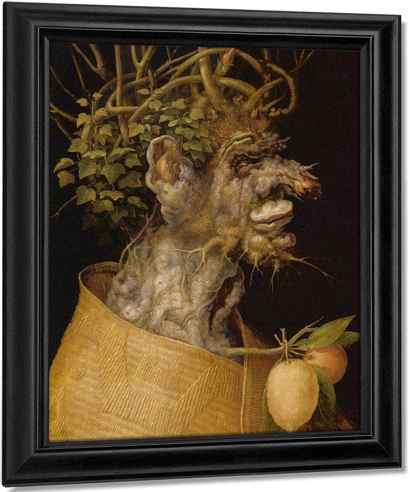 The Winter 1563 By Giuseppe Arcimboldo Fine Art Print