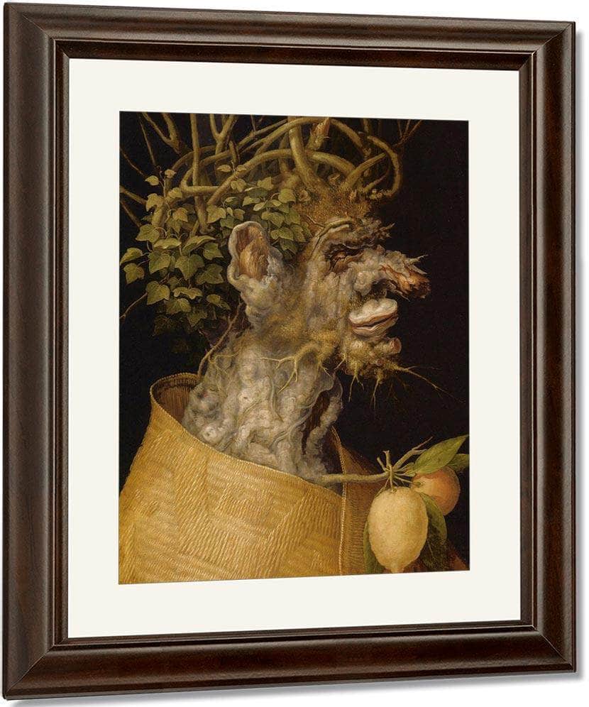 The Winter 1563 By Giuseppe Arcimboldo Fine Art Print