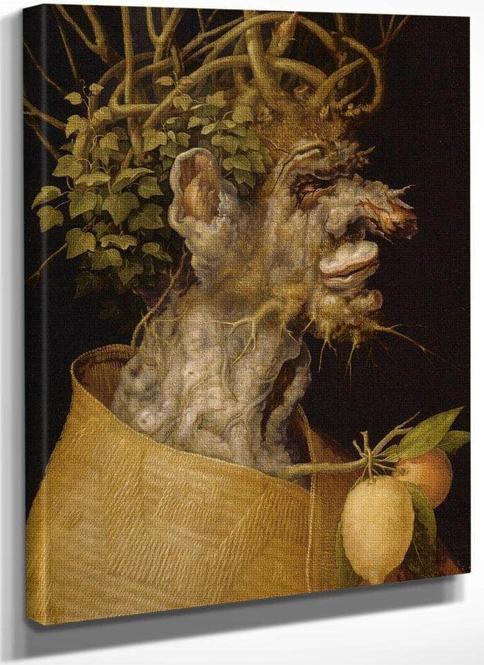 The Winter 1563 By Giuseppe Arcimboldo Fine Art Print