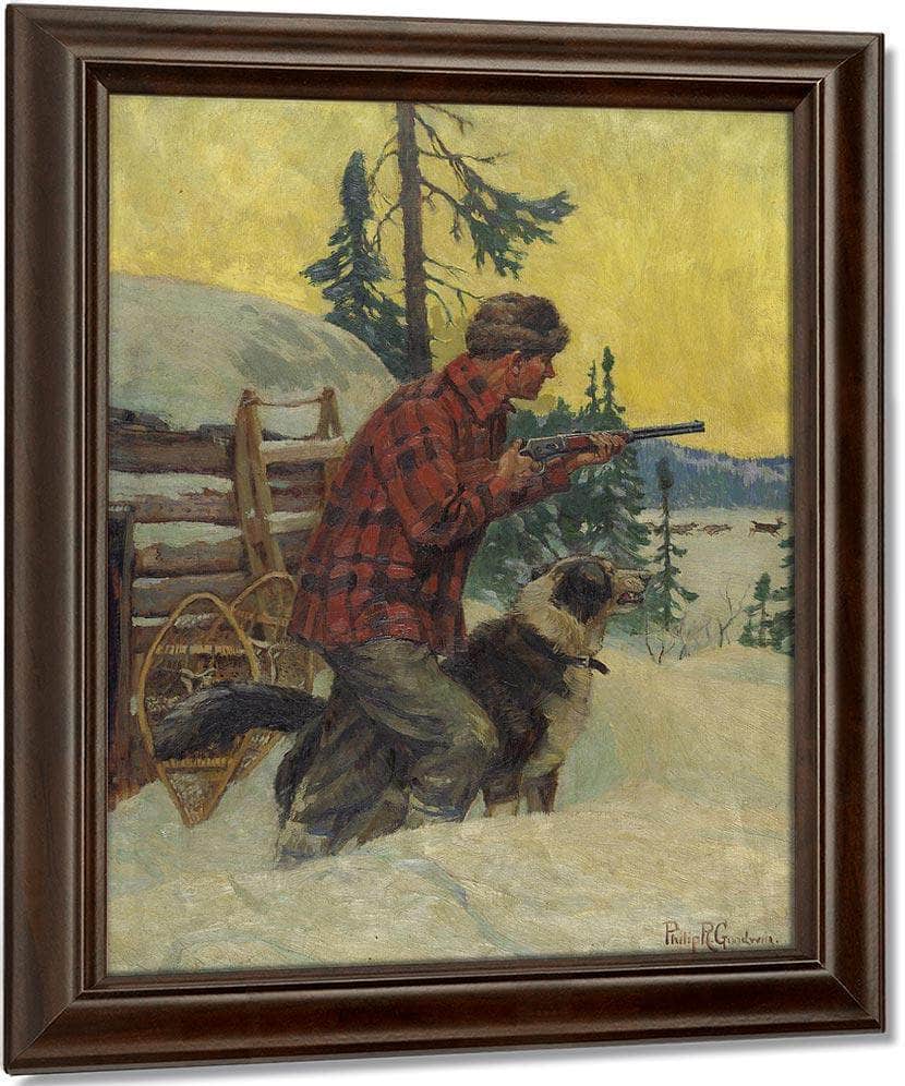 The Winter Hunt By Philip R. Fine Art Print