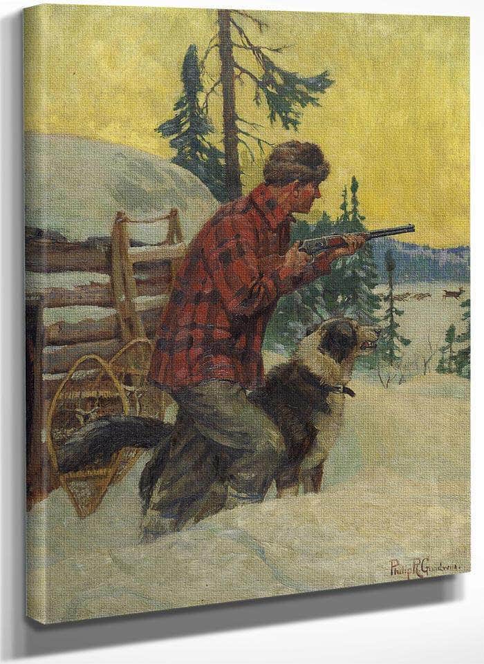 The Winter Hunt By Philip R. Fine Art Print