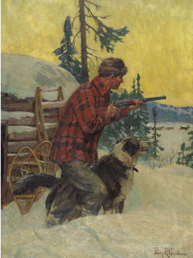 The Winter Hunt By Philip R. Fine Art Print