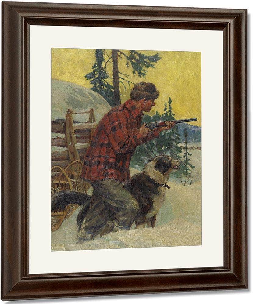 The Winter Hunt By Philip R. Fine Art Print