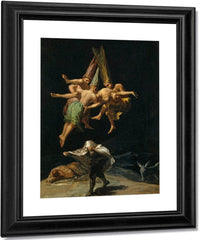 The Witches Flight 1797 43 5X30 5Cm Prado Museum P07748 By Francisco De Goya Fine Art Print
