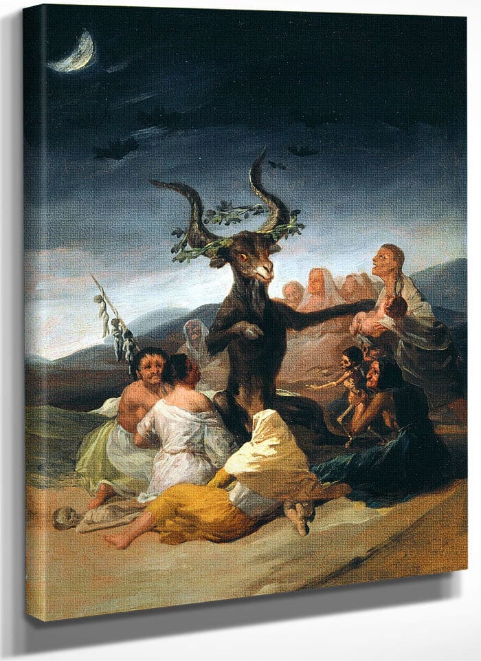 The Witches Sabbath By Francisco De Goya Fine Art Print
