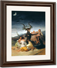 The Witches Sabbath By Francisco De Goya Fine Art Print