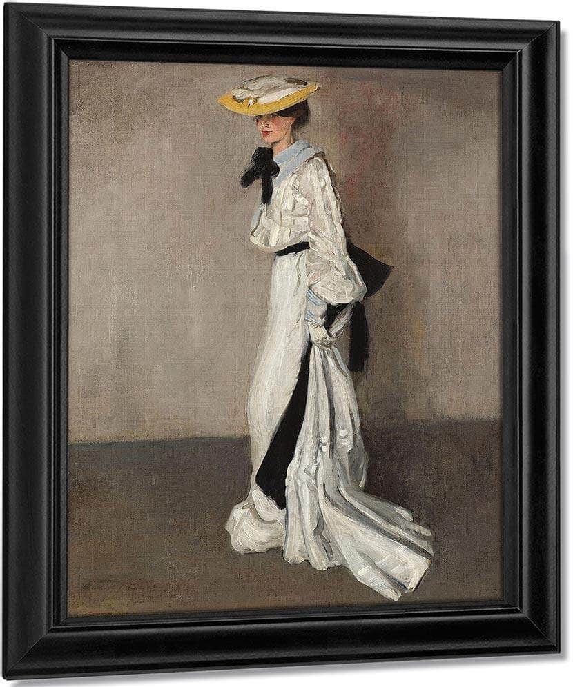 The Woman In White By Alfred Henry Maurer Fine Art Print