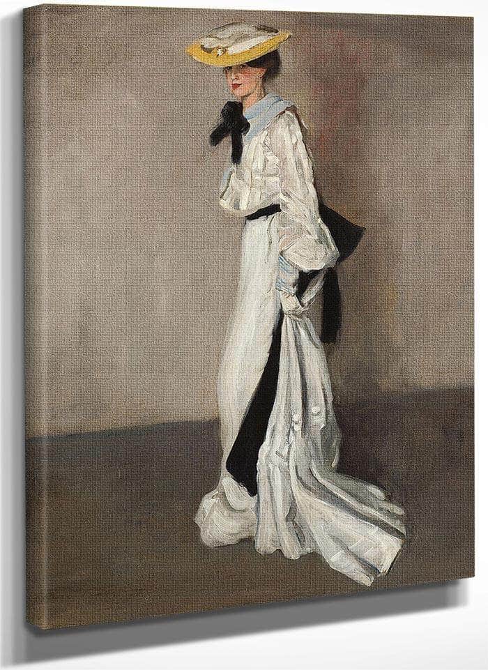 The Woman In White By Alfred Henry Maurer Fine Art Print