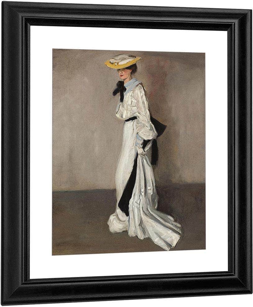 The Woman In White By Alfred Henry Maurer Fine Art Print