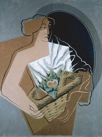 The Woman With The Basket By Juan Gris Fine Art Print