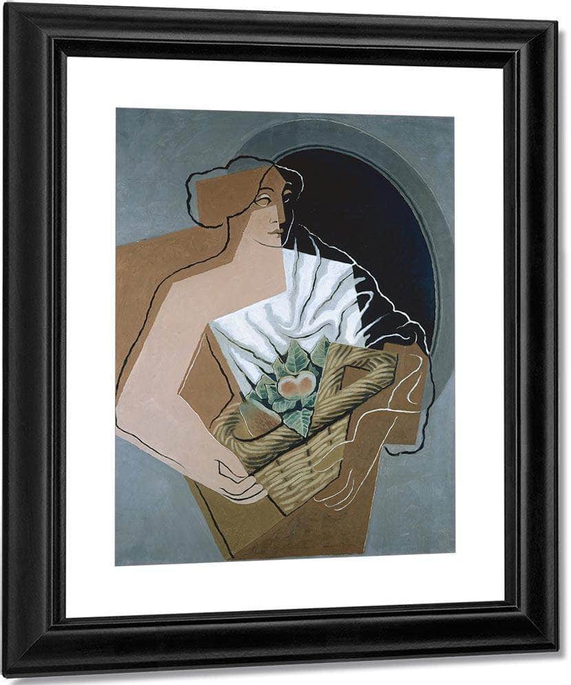 The Woman With The Basket By Juan Gris Fine Art Print