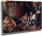 The Women Of Algiers 1834 By Eugene Delacroix Fine Art Print
