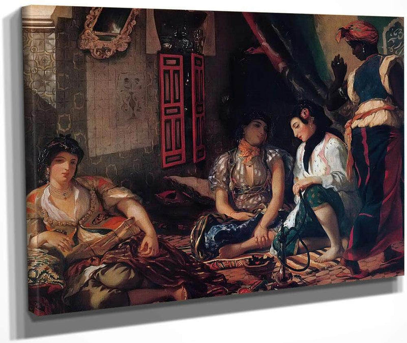 The Women Of Algiers 1834 By Eugene Delacroix Fine Art Print