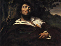 The Wounded Man By Gustave Courbet Fine Art Print