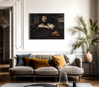 The Wounded Man By Gustave Courbet Fine Art Print