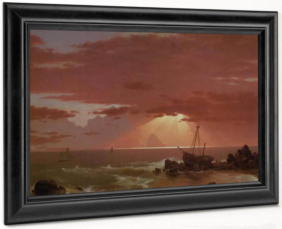 The Wreck By Fredric Edwin Church Fine Art Print