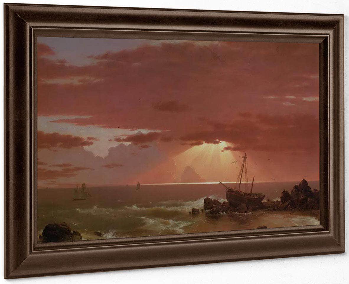 The Wreck By Fredric Edwin Church Fine Art Print