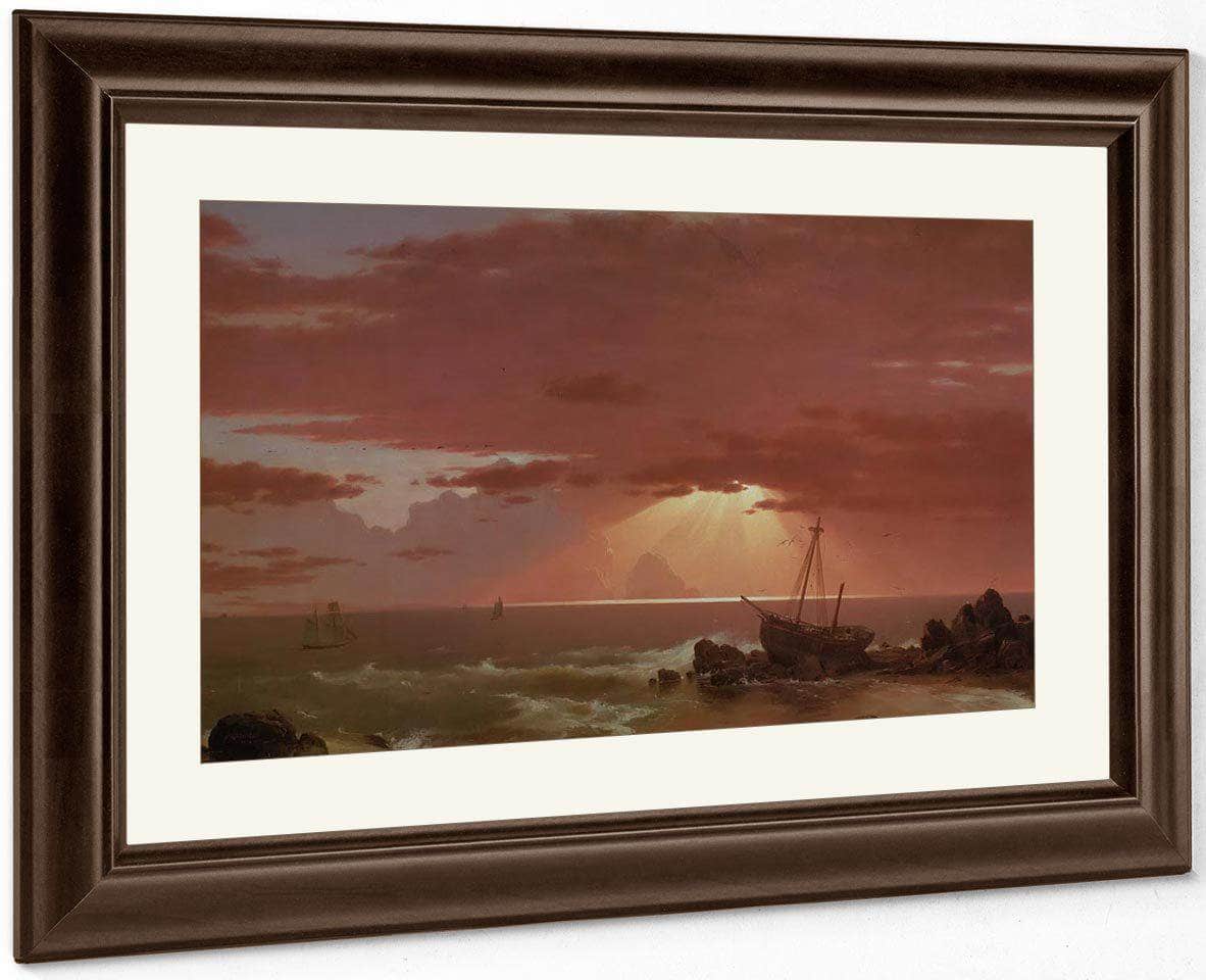 The Wreck By Fredric Edwin Church Fine Art Print