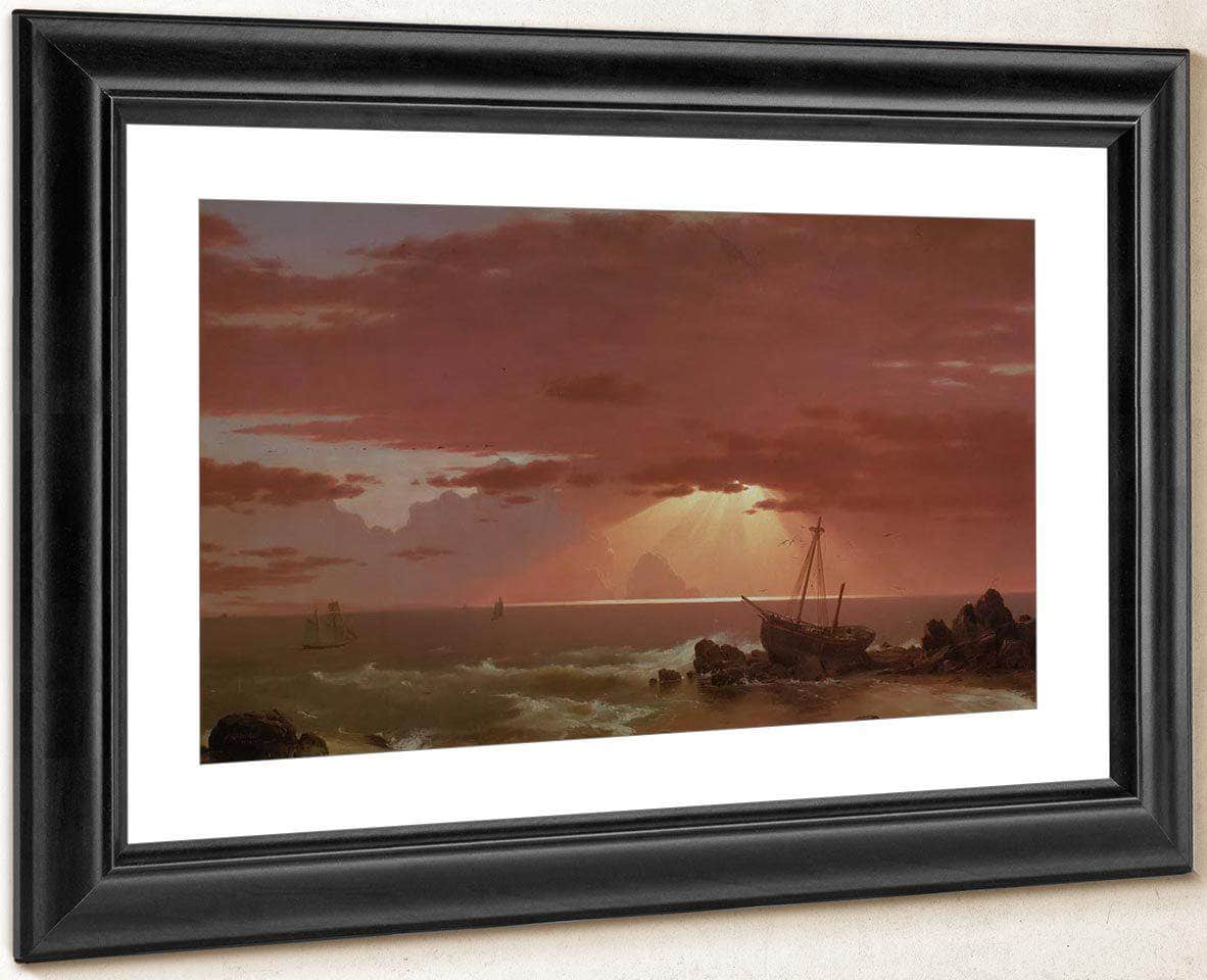The Wreck By Fredric Edwin Church Fine Art Print