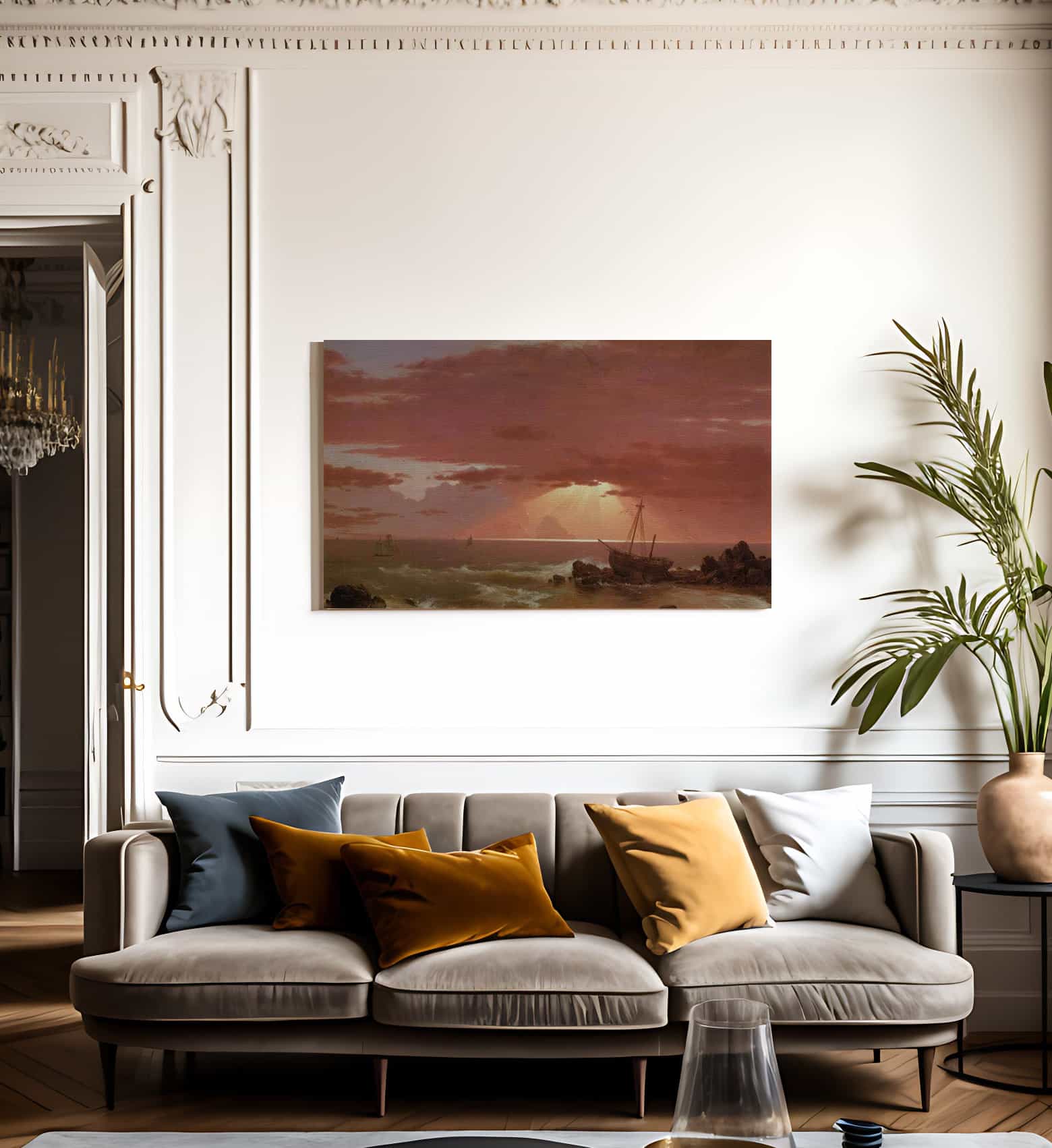 The Wreck By Fredric Edwin Church Fine Art Print