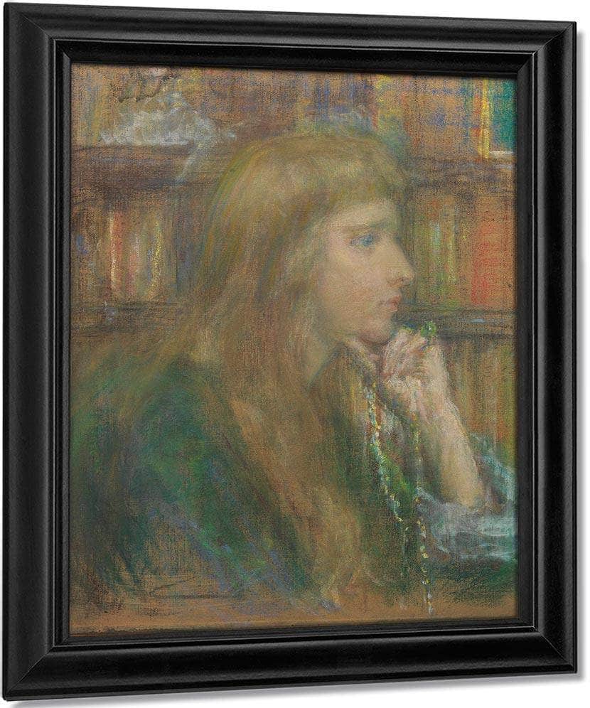 The Writer (Natalie Clifford Barney) By Alice Pike Barney Fine Art Print