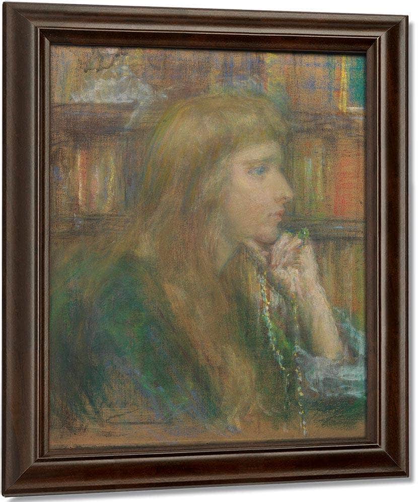 The Writer (Natalie Clifford Barney) By Alice Pike Barney Fine Art Print