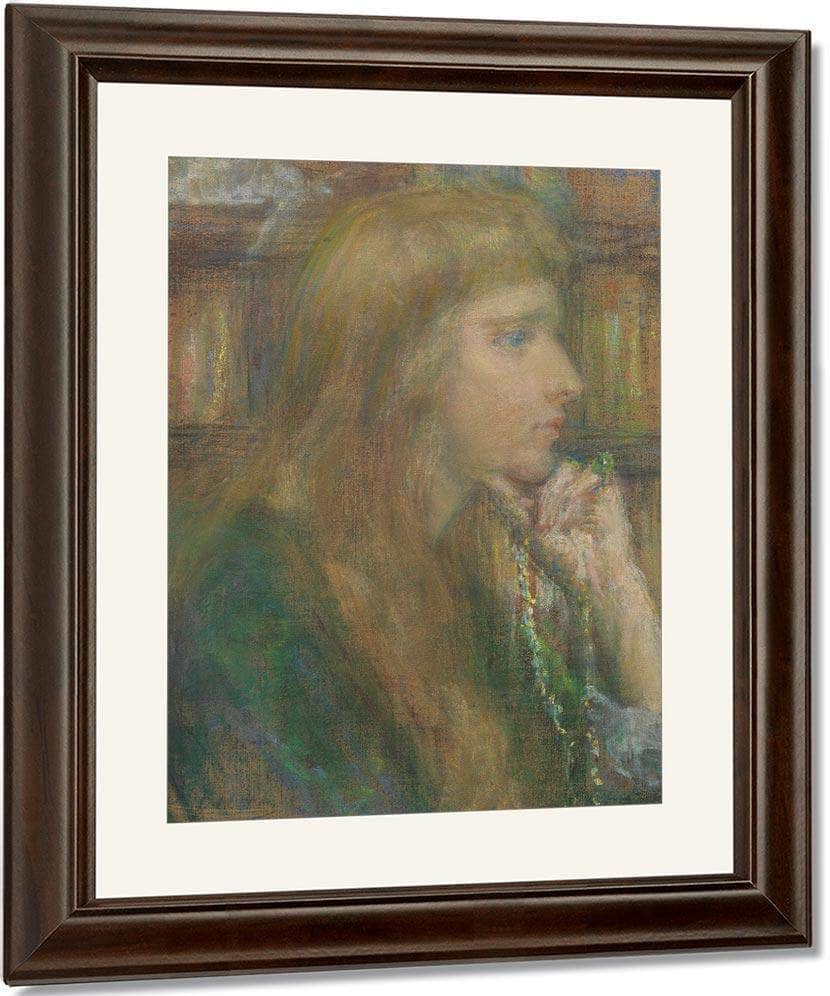 The Writer (Natalie Clifford Barney) By Alice Pike Barney Fine Art Print