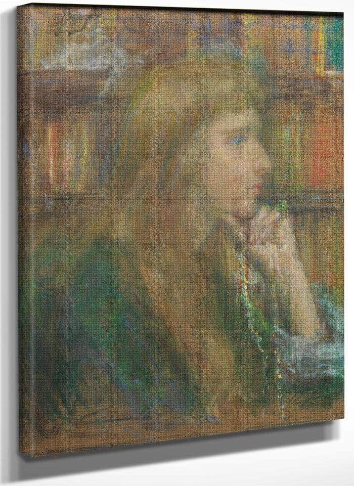 The Writer (Natalie Clifford Barney) By Alice Pike Barney Fine Art Print