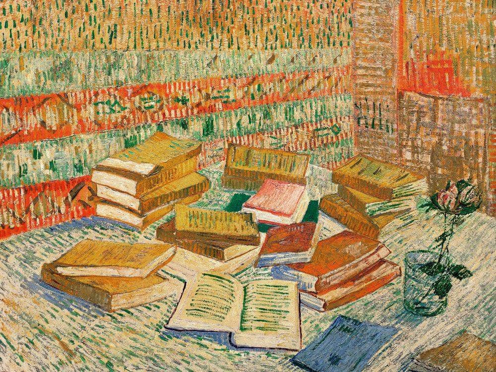 The Yellow Books By Vincent Van Gogh Fine Art Print