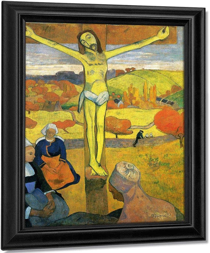 The Yellow Christ 1889 Oil On Canvas 91X73Cm Albright Knox Gallery By Paul Gauguin Fine Art Print