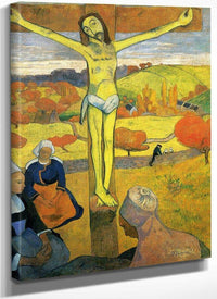 The Yellow Christ 1889 Oil On Canvas 91X73Cm Albright Knox Gallery By Paul Gauguin Fine Art Print
