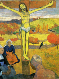 The Yellow Christ 1889 Oil On Canvas 91X73Cm Albright Knox Gallery By Paul Gauguin Fine Art Print