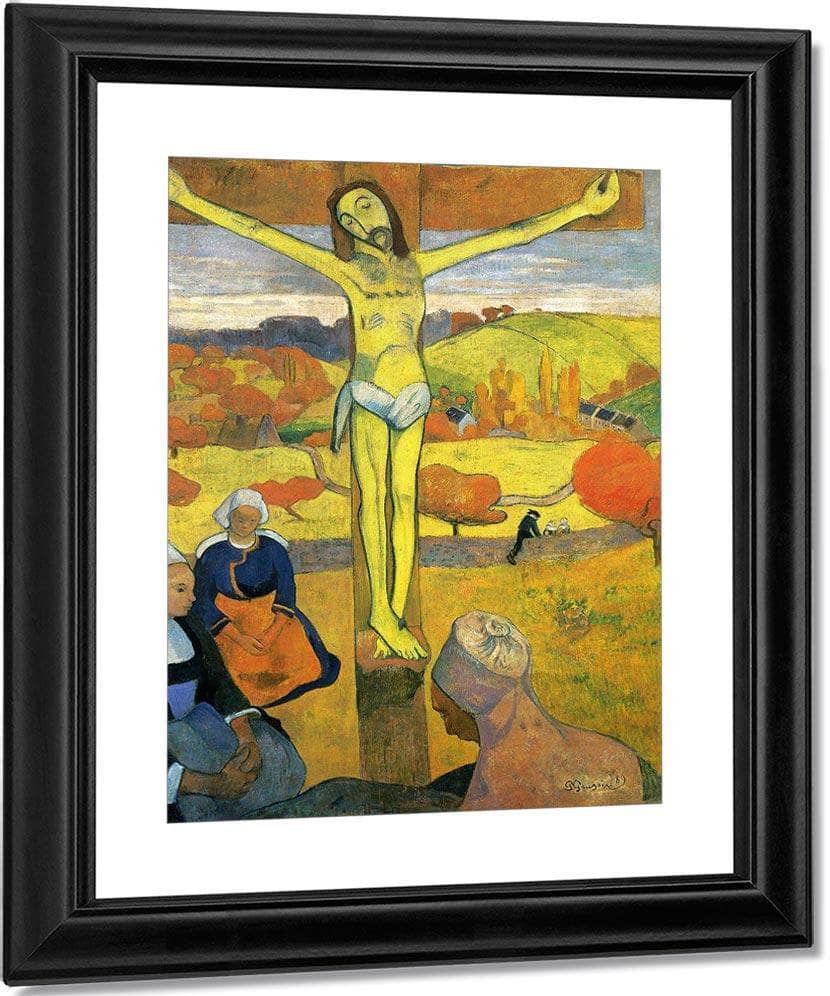 The Yellow Christ 1889 Oil On Canvas 91X73Cm Albright Knox Gallery By Paul Gauguin Fine Art Print