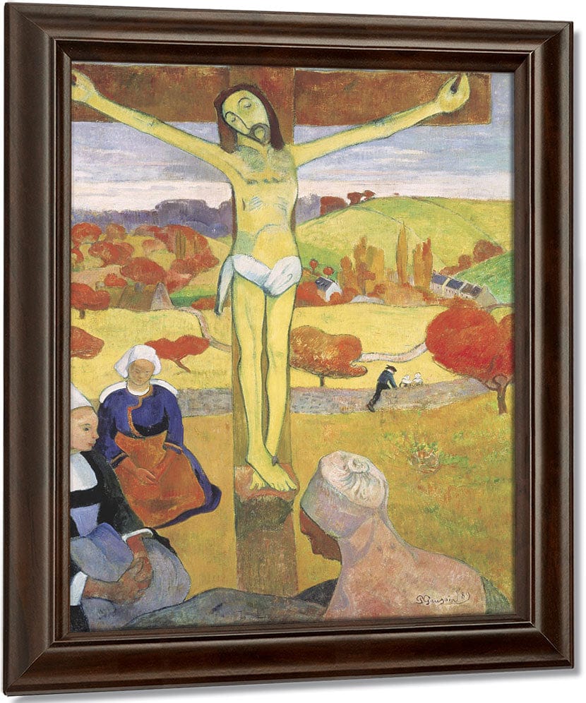 The Yellow Christ By Eugene Henri Paul Gauguin Fine Art Print