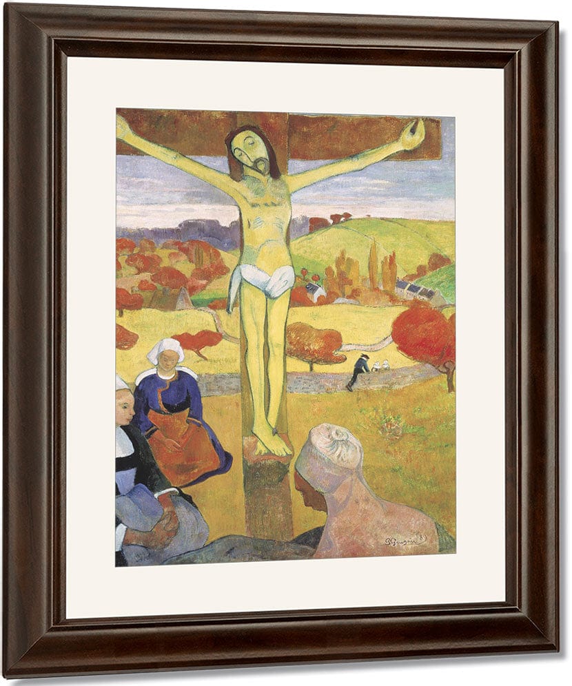 The Yellow Christ By Eugene Henri Paul Gauguin Fine Art Print
