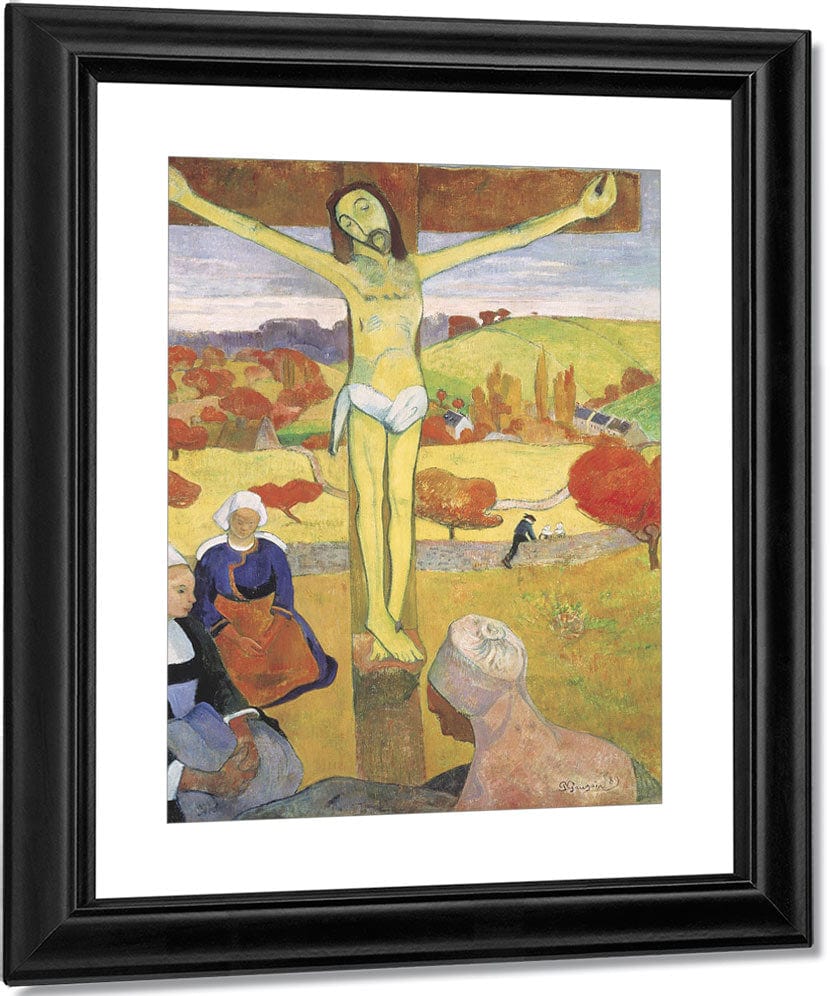 The Yellow Christ By Eugene Henri Paul Gauguin Fine Art Print