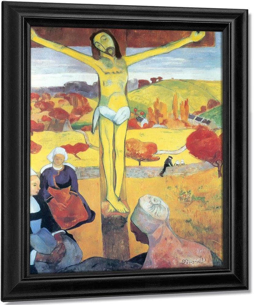 The Yellow Christ By Paul Gauguin Fine Art Print