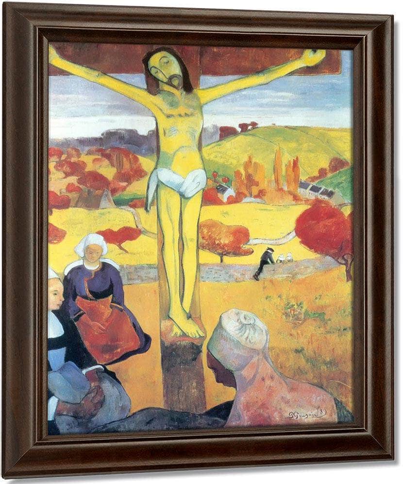 The Yellow Christ By Paul Gauguin Fine Art Print