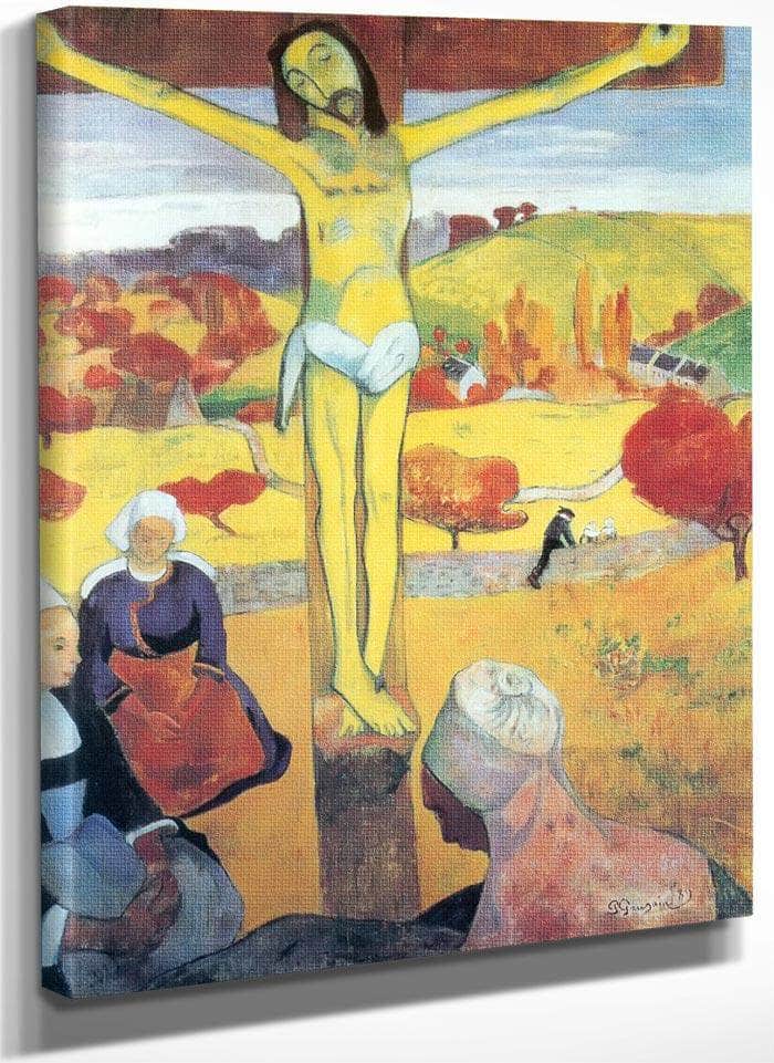 The Yellow Christ By Paul Gauguin Fine Art Print
