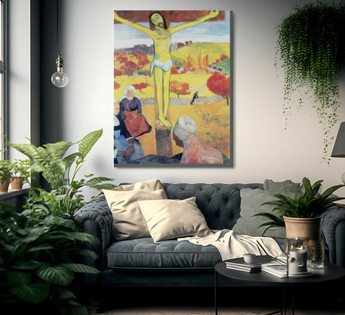 The Yellow Christ By Paul Gauguin Fine Art Print
