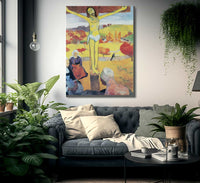 The Yellow Christ By Paul Gauguin Fine Art Print