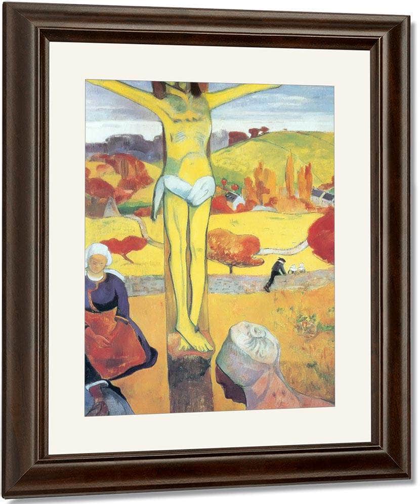The Yellow Christ By Paul Gauguin Fine Art Print